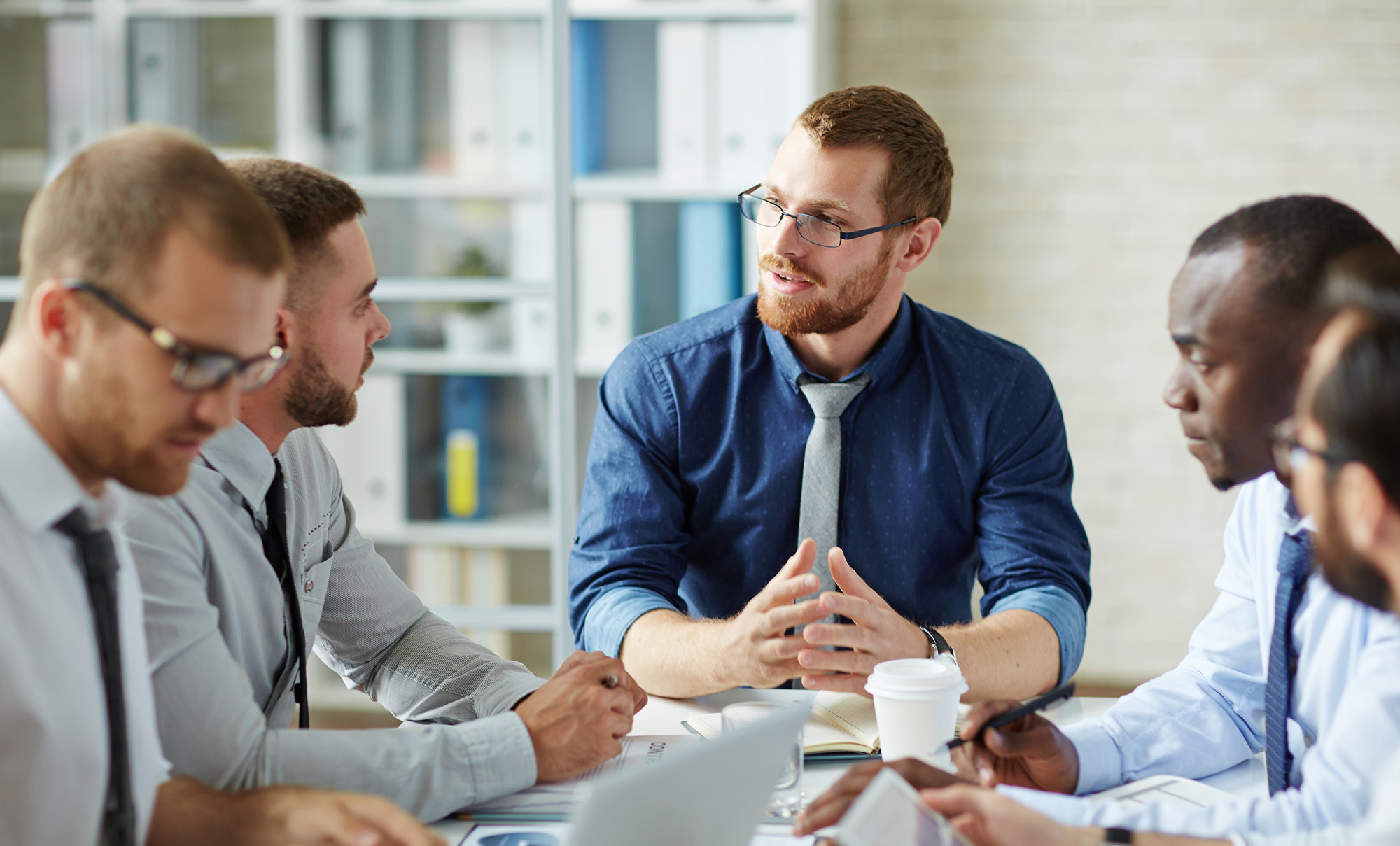 An operating partner reviewing a portfolio company